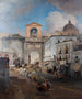 Aller au marché - Oswald Achenbach — Ansicht des Kunstwerks