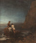 Nacht am Strand von Neapel - Oswald Achenbach — Ansicht des Kunstwerks