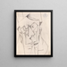 Composition cubista, La Tête - Oto Gutfreund — quadro incorniciato alla parete