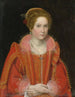 Portrait einer Dame in mittellanger rosa Kleidung - Ottavio Leoni — Ansicht des Kunstwerks