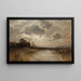 Weites Heidelandschaft - Otto Fedder — gerahmtes Bild an der Wand