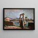 Ponte di Avignone - Otto Geigenberger — quadro incorniciato alla parete