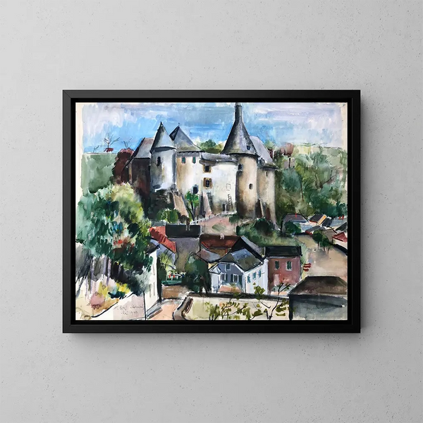 Clerf de Luxembourg - Otto Geigenberger — gerahmtes Bild an der Wand