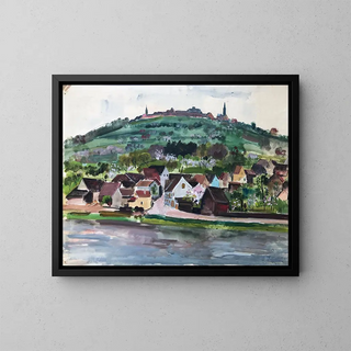 Otto Geigenberger - Die Bergfeste Dilsberg bei Heidelberg.webp