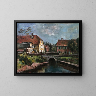 Otto Geigenberger - Frnkisches Dorf bei Bamberg.webp