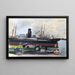 Port of Amsterdam - Otto Geigenberger — framed artwork on a wall