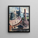 Edifici industriali - Otto Geigenberger — quadro incorniciato alla parete
