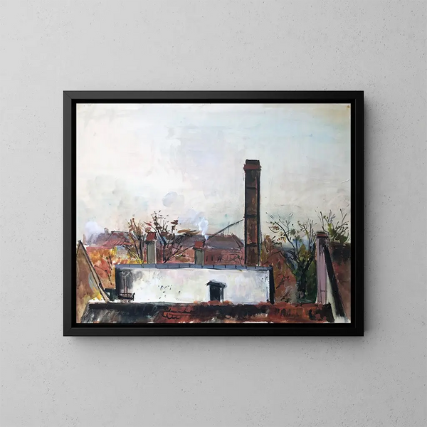 Landau in der Pfalz - Otto Geigenberger — gerahmtes Bild an der Wand