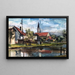 Paesaggio con chiesa - Otto Geigenberger — quadro incorniciato alla parete
