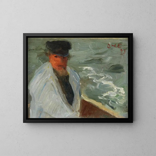 Otto Heinrich Engel - Fischer Asmus am Steuer.webp