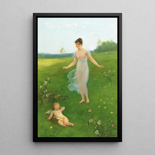 Spring of Love - Otto Lingner — framed artwork on a wall