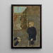 Mockery of a student at the orphanage - Otto Meyer-Amden — framed artwork on a wall