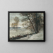 Winterlandschaft - Otto Mueller — gerahmtes Bild an der Wand