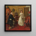 Szenen des Genres - Otto Nowak — gerahmtes Bild an der Wand