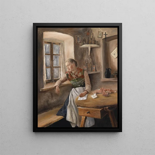 Otto Piltz - Mdchen am Fenster.webp
