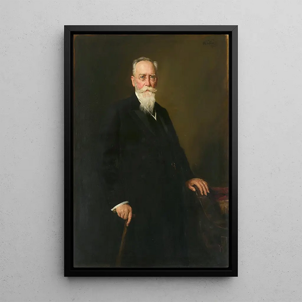 S.E. the Baron Johann Ferdinand von und zu Bodman - Otto Propheter — framed artwork on a wall