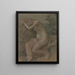 Die Nymphe - Otto Scholderer — gerahmtes Bild an der Wand