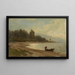 Landschaft am Mjøsa - Otto Sinding — gerahmtes Bild an der Wand