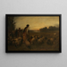 La Proximité du loup - Otto von Thoren — gerahmtes Bild an der Wand