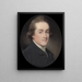 Portrait eines Gentlemans - Ozias Humphry — gerahmtes Bild an der Wand