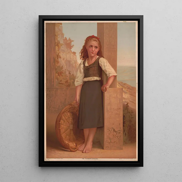 Fisherman's Daughter - Peter O. Vickery — framed artwork on a wall