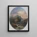 Landscape Painting of the Tatras - Pál Böhm — framed artwork on a wall