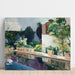 Reproduktion des Gemäldes Palais de l'Étang, jardins royaux de Séville - Joaquin Sorolla