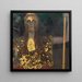 Pallas Athene - Gustav Klimt — framed artwork on a wall