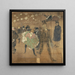Panneaux für die Hütte der Goulue auf der Trödelmesse in Paris - Henri de Toulouse-Lautrec — gerahmtes Bild an der Wand