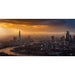Panorama der Stadt London bei Dämmerung | Fotodekoration