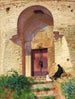 Eingang der Moschee - Panos Terlemezian — Ansicht des Kunstwerks