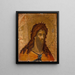 Saint Jean-Baptiste - Paolo Veneziano — gerahmtes Bild an der Wand