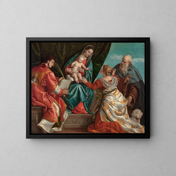 Sainte Conversation - Paolo Véronèse — quadro incorniciato alla parete