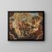 Die Fall des Tempels - Paolo de Matteis — gerahmtes Bild an der Wand