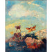 Reproduktion des Gemäldes Schmetterlinge - Odilon Redon