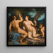 Parigi e Oenone - Cornelis Cornelisz van Haarlem — quadro incorniciato alla parete