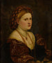 Portrait einer Frau - Paris Bordone — Ansicht des Kunstwerks