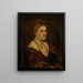Portrait einer Frau - Paris Bordone — gerahmtes Bild an der Wand