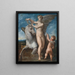Saturn und Philyra - Parmigianino — gerahmtes Bild an der Wand