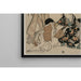 Reproduktion des Gemäldes Parodie einer Szene des kaiserlichen Wagenrennens - Kitagawa Utamaro