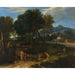 Riproduzione del dipinto Pastorale con un giovane pastore e una donna con un bambino tra le braccia - Jean-François Millet