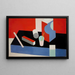 Ohne Titel - Patrick Henry Bruce — gerahmtes Bild an der Wand