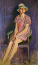 Portrait von Biddy Campbell, Tochter des 2. Lord Glenavy - Patrick Joseph Tuohy — Ansicht des Kunstwerks