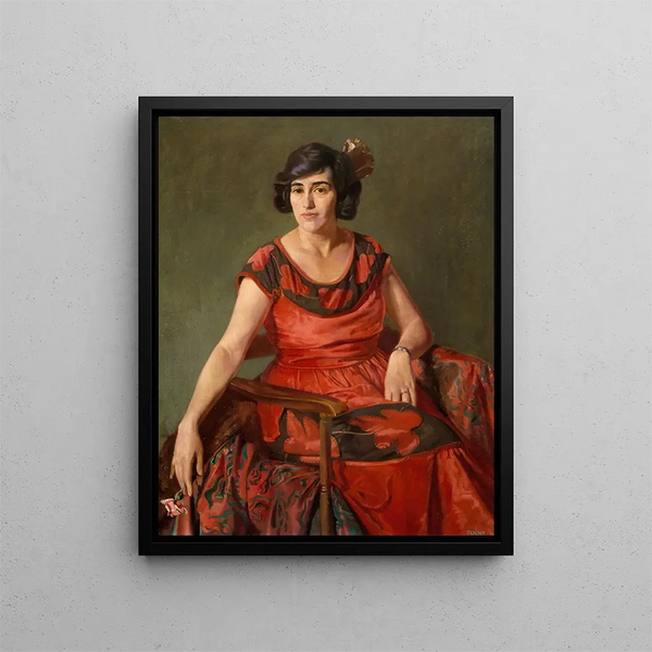 Patrick Joseph Tuohy - Portrait of Mrs Mabel Noyk.webp