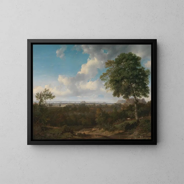 Edinburgh von den Braids - Patrick Nasmyth — gerahmtes Bild an der Wand