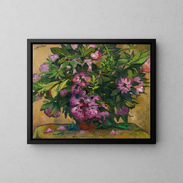 Blumenstrauß - Paul-Élie Gernez — gerahmtes Bild an der Wand