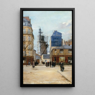 PaulJosephVictor Dargaud - La statue de la Libert de Bartholdi dans latelier du fondeur Gaget rue de Chazelles.webp