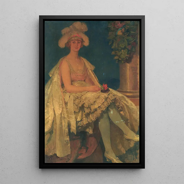 Figure de théâtre - Paul Albert Laurens — framed artwork on a wall