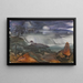 Regen - Paul B. Travis — gerahmtes Bild an der Wand