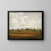 Paesaggio di torbiere vicino a Dachau - Paul Baum — quadro incorniciato alla parete